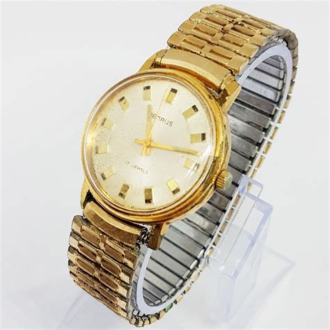 vintage gold watches for men